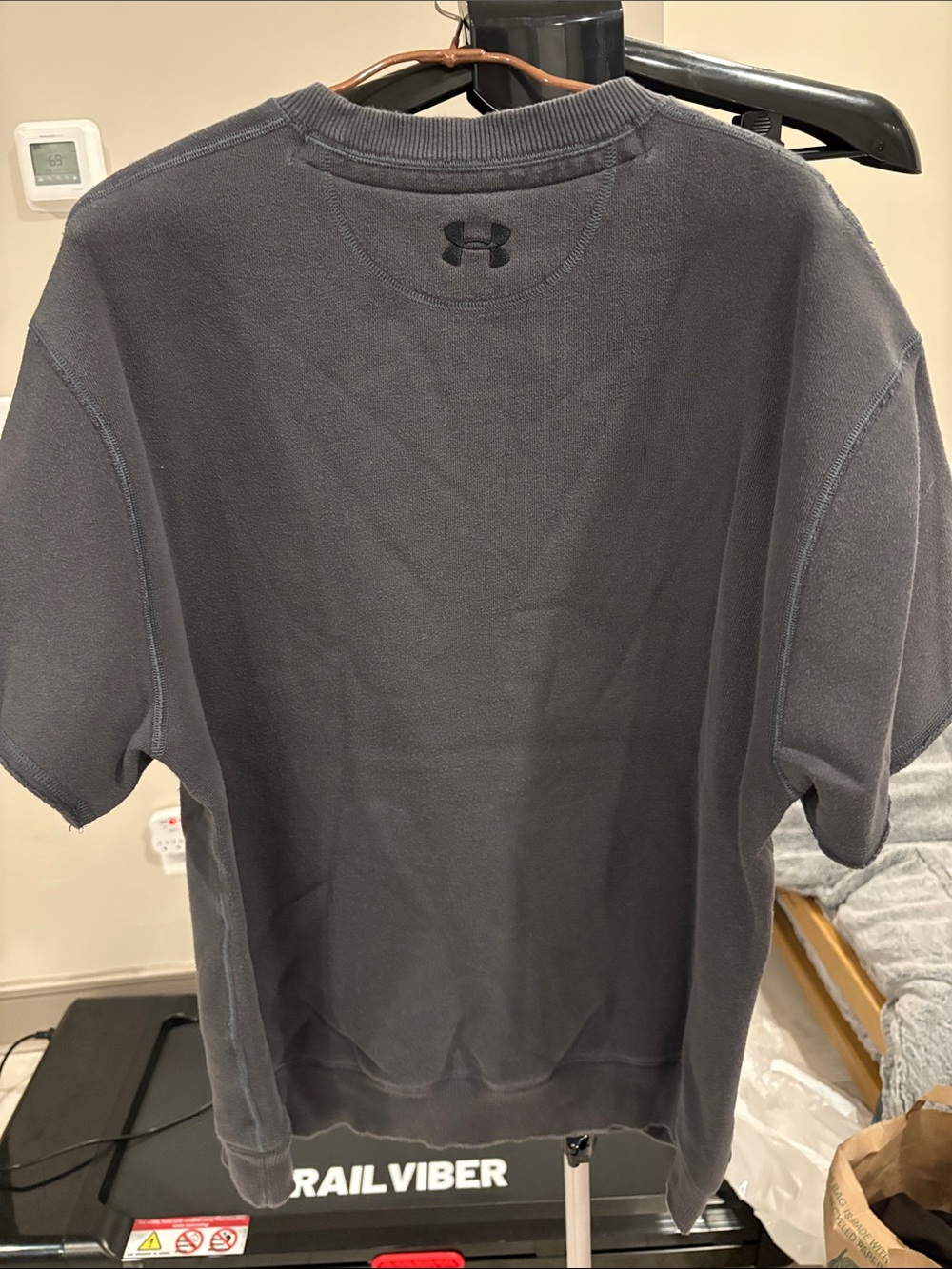 Under Armour Black Eagle Graphic Sweatshirt with Red & Yellow Accents - Picture 3 of 5